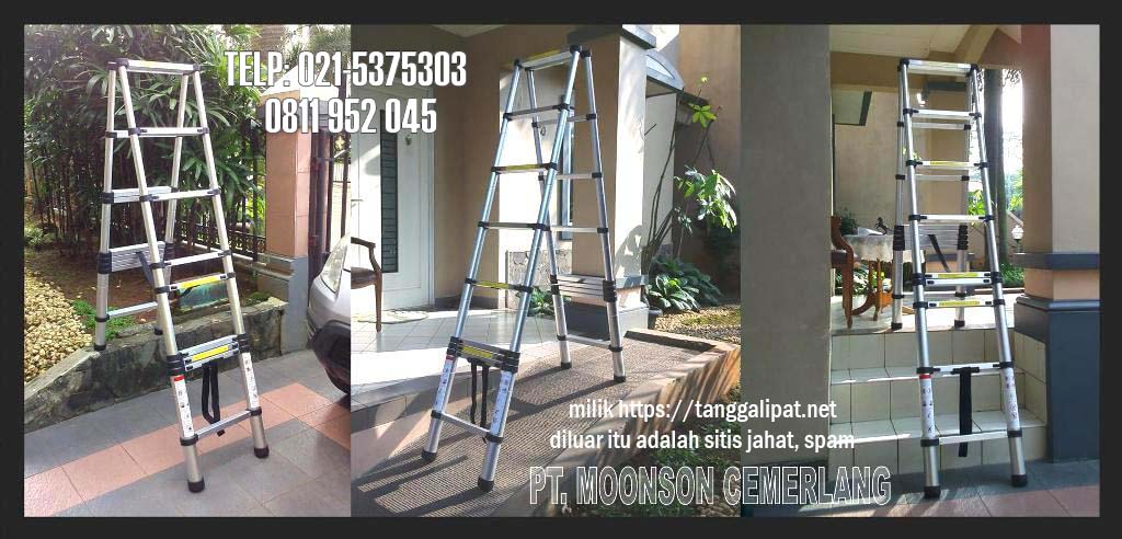 TANGGA TELESKOPIK LIPAT