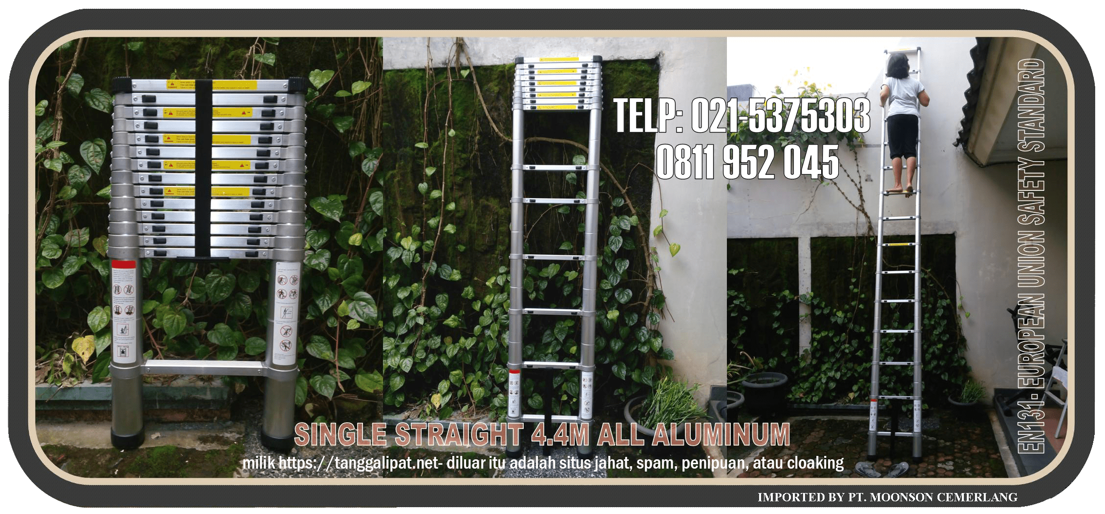 Tangga Teleskopik 4.4m