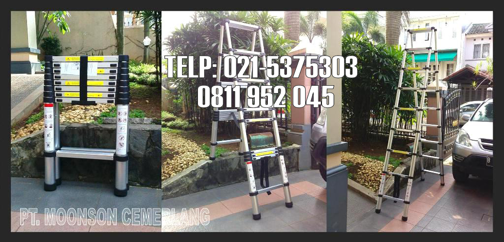 Tangga Teleskopik Lipat 2.6M