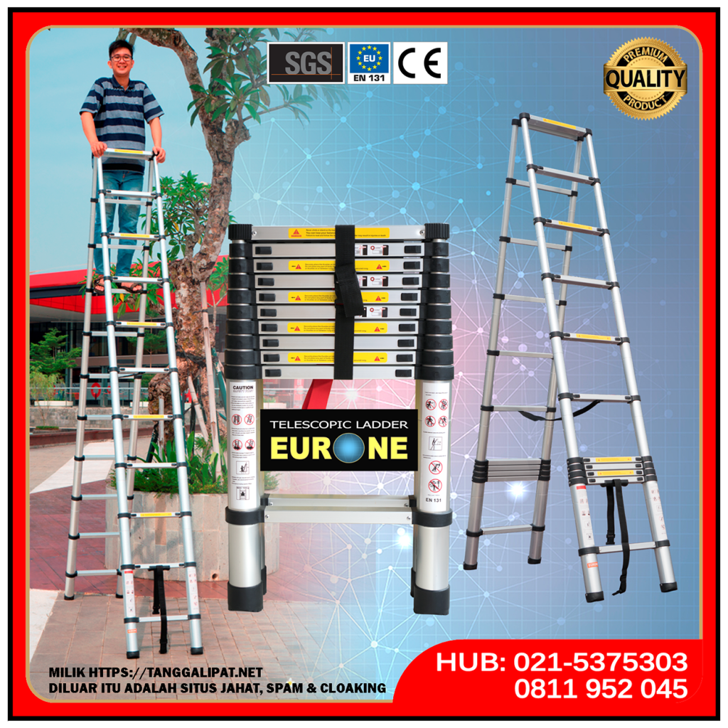 Tangga Telescopic Lipat