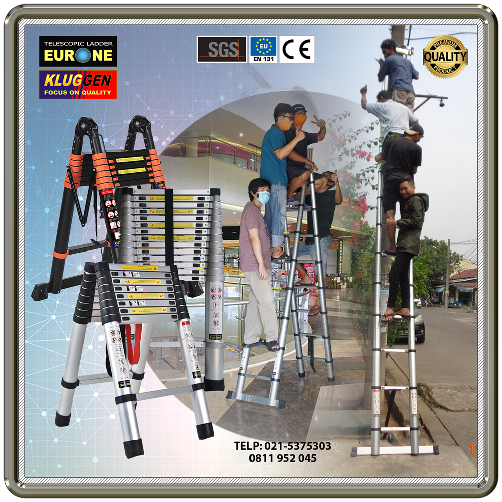 tangga lipat teleskopik