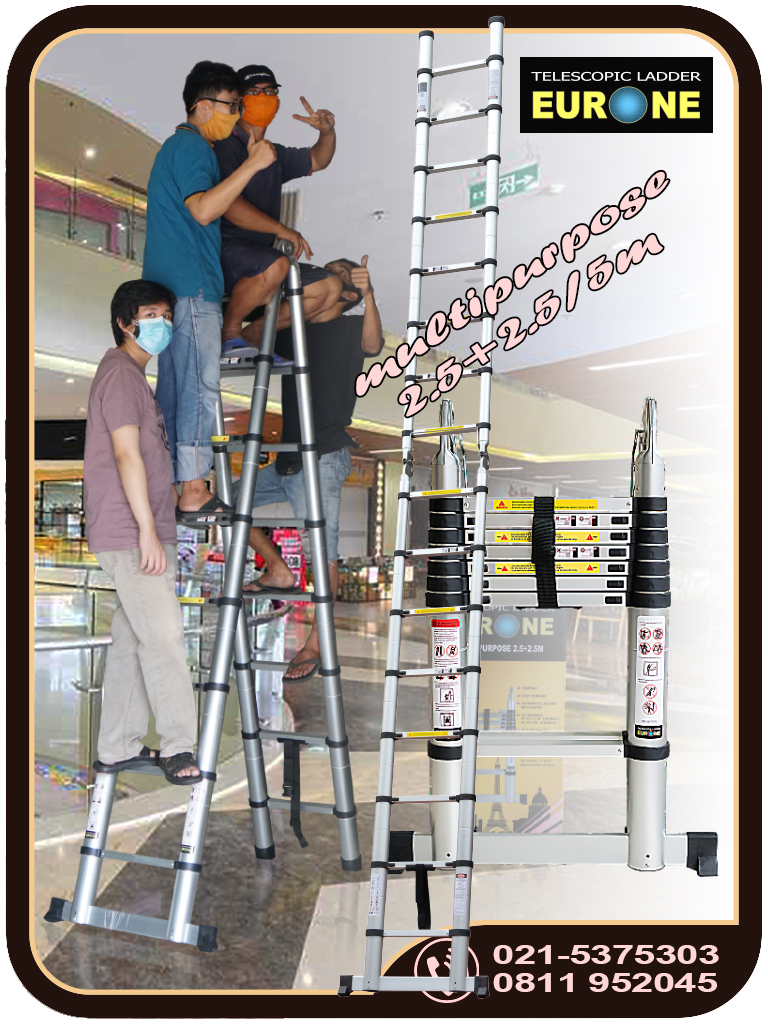 tangga lipat 2 meter